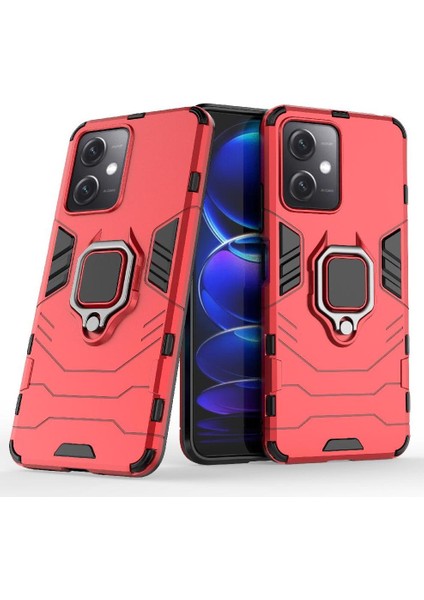 Xiaomi Redmi Için Not 12 5g 360 &deg; Dönen Halka Kickstand Askeri Damla (Yurt Dışından)