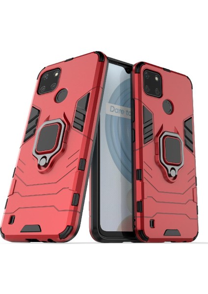 Realme C21Y Askeri Damla Koruma Darbeye Kapak Kickstand Için Kılıf (Yurt Dışından) indirimleri