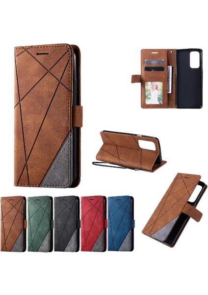 Oneplus 9 Için Kılıf Cüzdan Flip Folio Kart Tutucu Kickstand Pu Deri (Yurt Dışından)