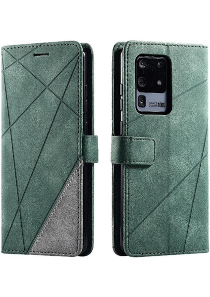Samsung Galaxy S20 Ultra Kart Tutucu Için Kickstand Cüzdan Flip Folio (Yurt Dışından)