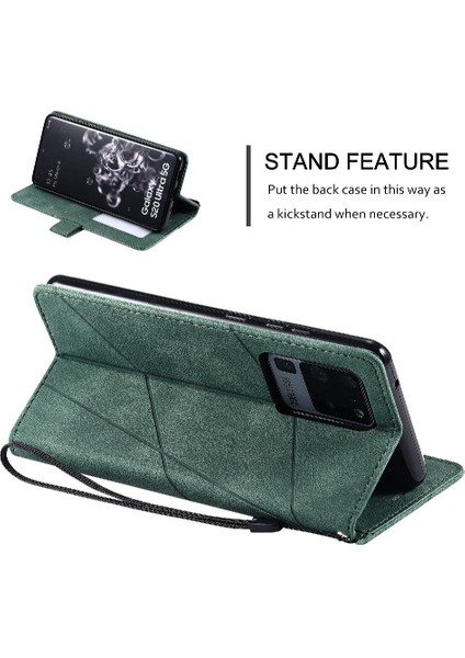 Samsung Galaxy S20 Ultra Kart Tutucu Için Kickstand Cüzdan Flip Folio (Yurt Dışından) fırsatları