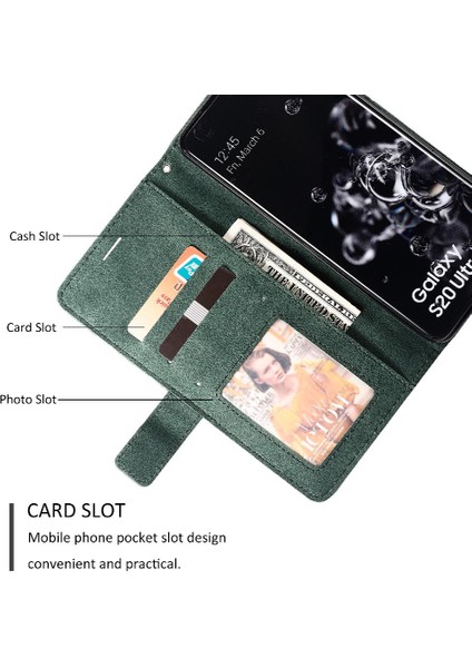 Samsung Galaxy S20 Ultra Kart Tutucu Için Kickstand Cüzdan Flip Folio (Yurt Dışından) indirimleri