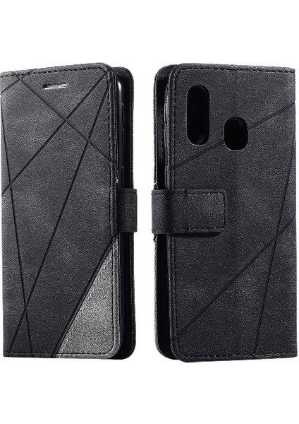 Samsung Galaxy A40 Manyetik Darbeye Pu Deri Cüzdan Flip Case (Yurt Dışından) modelleri