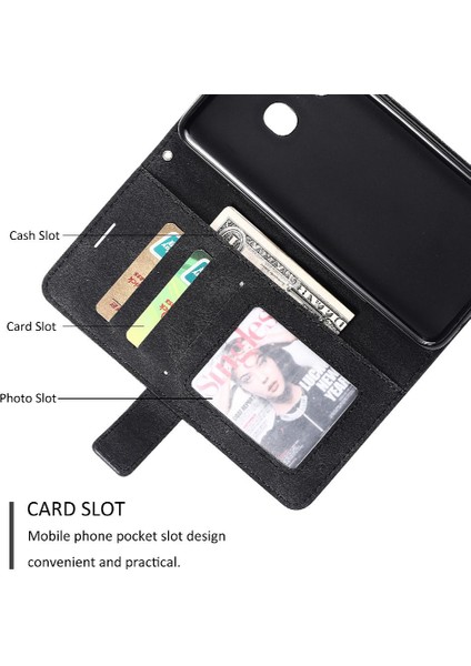 Samsung Galaxy A40 Manyetik Darbeye Pu Deri Cüzdan Flip Case (Yurt Dışından) fırsatları