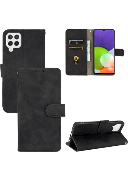 Kart Tutucu Kickstand ile Samsung Galaxy A22 4g Kart Ekleme Için Kılıf (Yurt Dışından)
