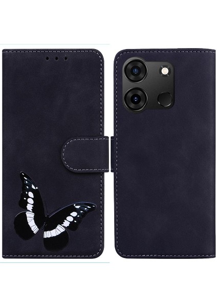 Infinix Akıllı 7 Artı Cüzdan Kart Yuvaları Için Kılıf Flip Folio Kapak Rengi (Yurt Dışından)
