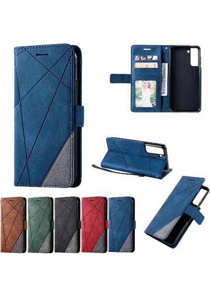 Samsung Galaxy S21 Kart Tutucu Için Kickstand Manyetik Cüzdan Flip Pu (Yurt Dışından) indirimleri