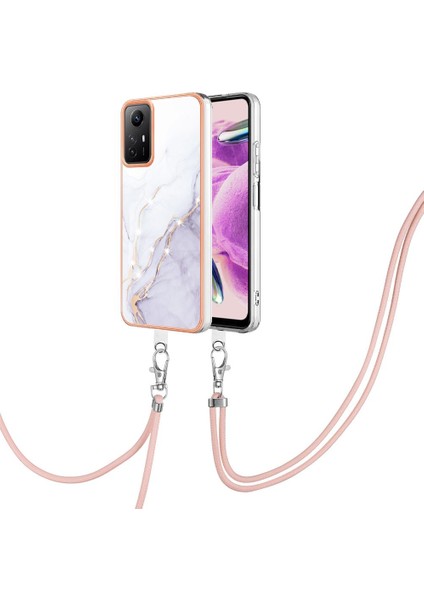 Xiaomi Redmi Için Not 12S 4g Anti-Scratch Yumuşak Mermer Tampon Kordon (Yurt Dışından)