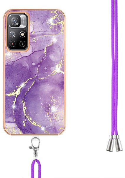 Xiaomi Poco M4 Pro 5g Için Crossbody Kordon Askısı Mermer Anti-Scratch (Yurt Dışından) modelleri