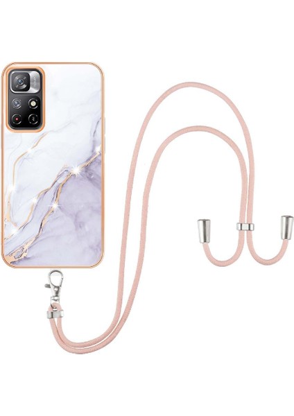 Xiaomi Poco M4 Pro 5g Için Crossbody Kordon Askısı Mermer Anti-Scratch (Yurt Dışından) modelleri