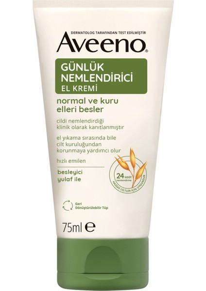 Günlük Nemlendirici El Kremi 75 ml