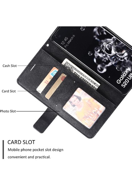 Samsung Galaxy S20 Ultra Kart Tutucu Için Kickstand Cüzdan Flip Folio (Yurt Dışından) fırsatları