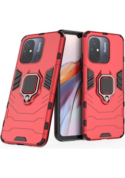 Xiaomi Redmi 12C Askeri Damla Koruma Kickstand Darbeye (Yurt Dışından)