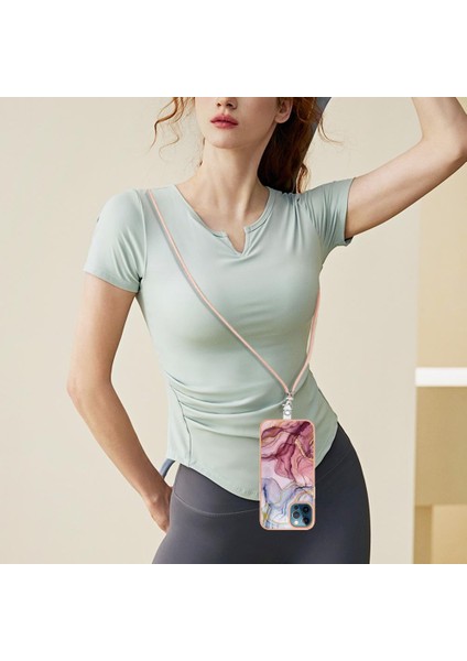 IPhone 11 Için Kılıf Pro Max Kapak Yumuşak Tpu Tampon Ayrılabilir Kayış Kordon (Yurt Dışından)