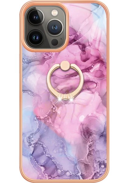IPhone 13 Için Kılıf Pro Max Mermer Darbeye Tpu Silikon 360 &deg; Dönebilir (Yurt Dışından)