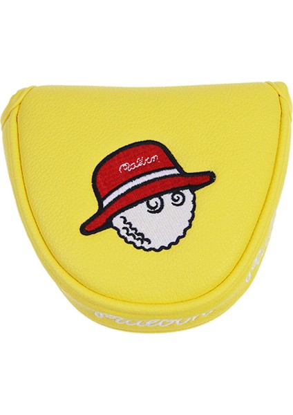 Golf Başörtüsü Kollu Pu Sarı Kırmızı (Yurt Dışından)