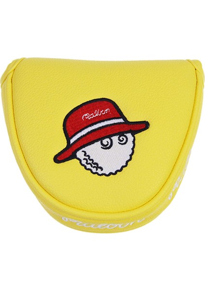 Golf Başörtüsü Kollu Pu Sarı Kırmızı (Yurt Dışından)