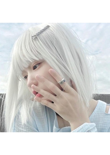 Kadın Kısa Düz Peruk Doğa Saç Uzantıları Kişiselleştirilmiş Saç Aksesuarları (Yurt Dışından) fırsatları