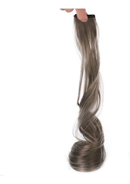 Roselife 20 Renk Kore Moda Uzun Dalga Kıvırcık Saç Uzatma Peruk Parçası Bb Klip İle 55 Cm (Yurt Dışından)