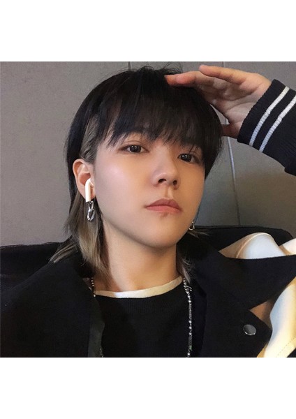 Kurt Kuyruğu Peruk Erkekler Ve Kadınlar Yakışıklı Giyebilir Çünkü Hamsi Kafa Asılı Kulak Boyalı Kısa Saç Nötr Sentetik Peruk (Yurt Dışından)