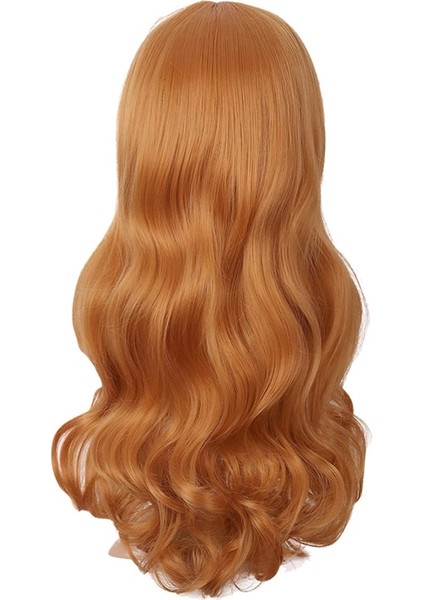 Flyeer 22 Inç/55 Cm Uzun Dalgalı Sarışın Peruk Cosplay Parti Sentetik Peruk Kadınlar Için Isıya Dayanıklı Fiber Peruk (Yurt Dışından) fiyatları