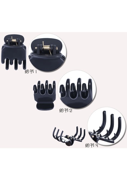 Yeni Pp Malzeme Siyah Peruk Kavrama 3.5 Cm Yüksek At Kuyruğu Sabit Gadget Saç Pençe Dıy Süs Aksesuarları Alt Klip (Yurt Dışından) modelleri