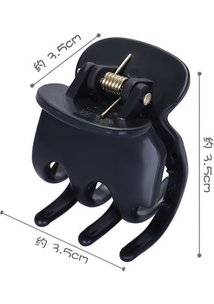 Yeni Pp Malzeme Siyah Peruk Kavrama 3.5 Cm Yüksek At Kuyruğu Sabit Gadget Saç Pençe Dıy Süs Aksesuarları Alt Klip (Yurt Dışından) fırsatları