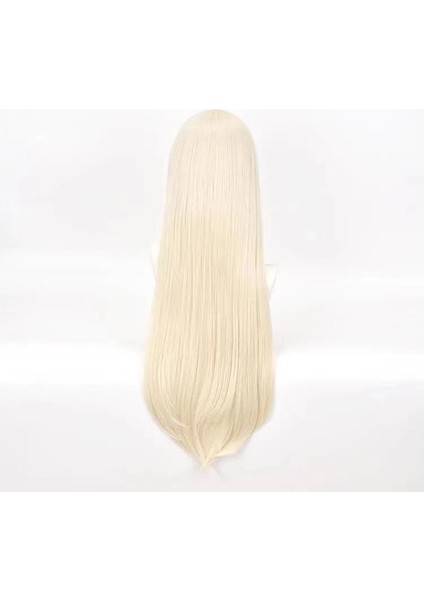 Anime Peruk Derinden Çılgın Kumarbaz Sezon 2 Huangquan Yuanyinai Aekyung Bej Altın Cosplay Peruk (Yurt Dışından) modelleri