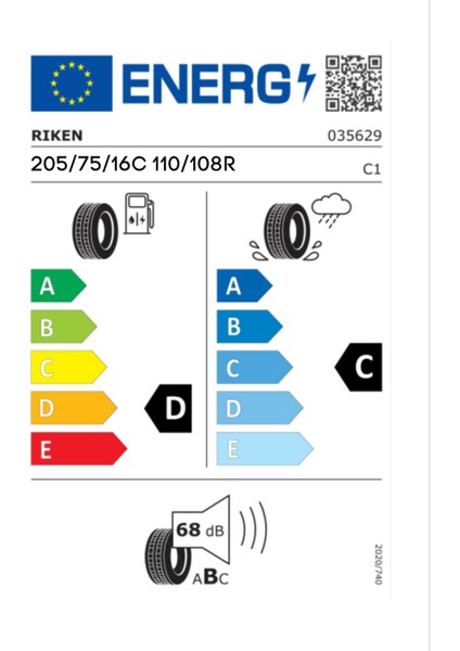 205/75 R16C 110/108R Cargo Speed Evo Hafif Ticari Yaz Lastiği (Üretim Yılı: 2024)