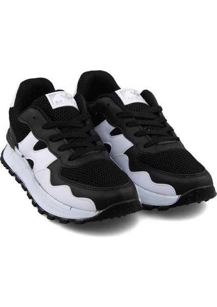 Mega Rahat Iç Taban Fileli Dış Yüzey Bağcıklı Günlük Ayakkabı Sneakers
