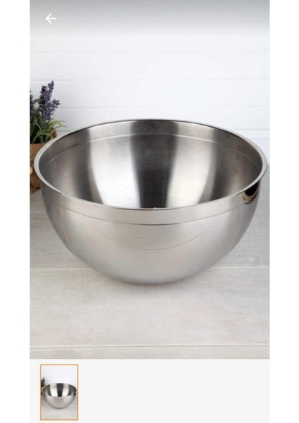 Paslanmaz Çelik Kase Tencere, Karıştırma Kabı 24 Cm, 4,6 Lt