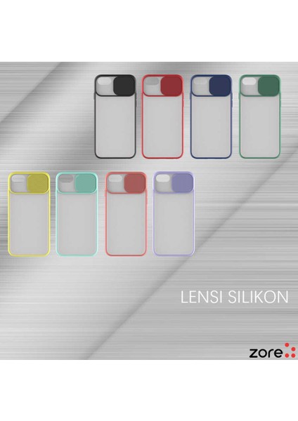 iPhone Se 2022 - Uyumlu Ezsp Lensi Kapak-Lacivert