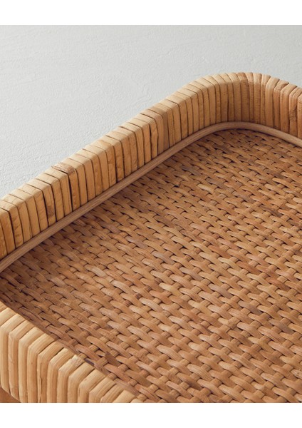 Verona Rattan Dekoratif Tepsi Naturel modelleri