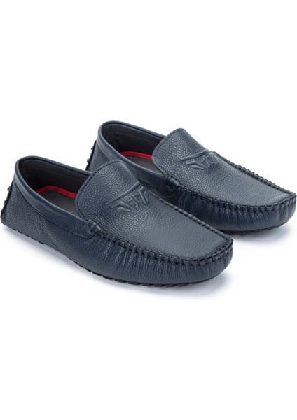 Erkek Deri Lacivert Loafer Ayakkabı 355 13500 Erk Ayk Y23 Lacı Floter fiyatları