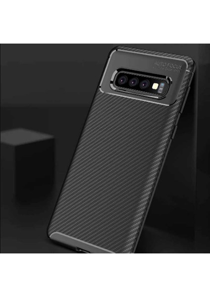 Galaxy S10 Uyumlu Ezsp Negro Silikon Kapak-Siyah