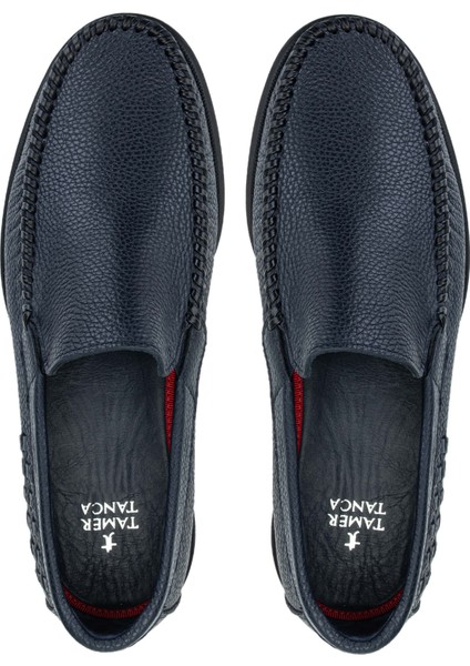 Erkek Deri Lacivert Loafer Ayakkabı 1008 2828 Erk Ayk Y24 Lacı Gyk