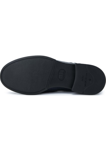 Erkek Deri Lacivert Loafer Ayakkabı 1008 2828 Erk Ayk Y24 Lacı Gyk