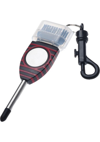 Golf Kulübü Temizleyici Fırça Golf Fırçası Golf Temizleme Fırçası Açık Erkekler Kadınlar Için Kırmızı (Yurt Dışından)