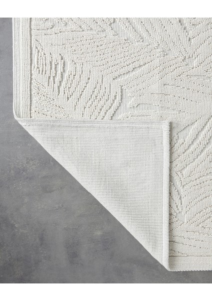 Aligne Pamuklu Bukle Bukle Kilim Krem
