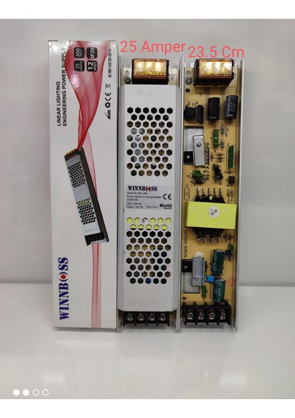 12V-25A-300W-IP20 Ultra Slim Trafo (4172)