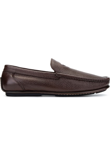Erkek Deri Kahverengi Floter Driver Ayakkabı 01 20-888 Erk Ayk SK22/23 Kahve Floter