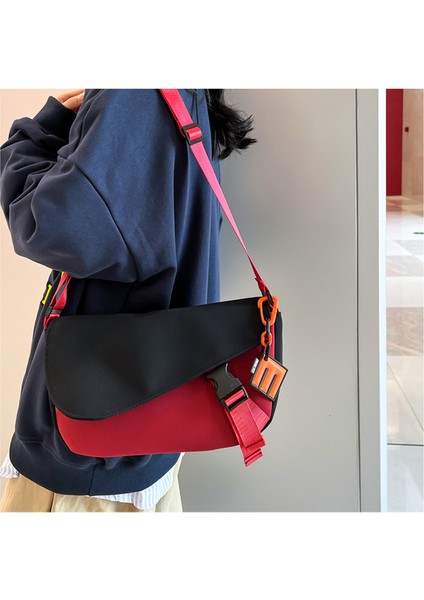 Omuz Crossbody Çanta Öğrenci Rahat Oxford Bez Çanta Kore Moda Çok Yönlü Yeni Ürün Erkek ve Kadın Omuz Çantası (Yurt Dışından) fiyatları