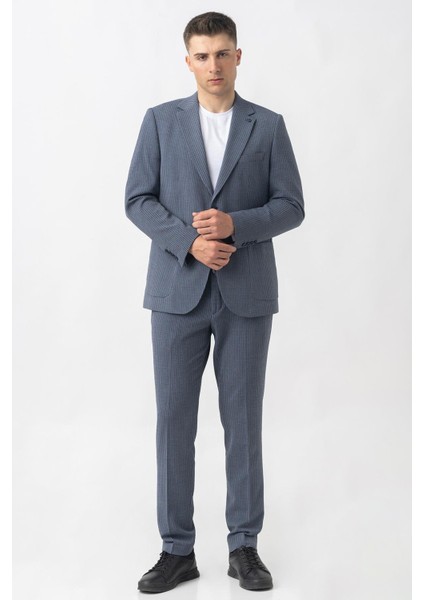 Aarau T2409 Regular Fit Likralı 6 Drop Jogger Gofre Takım Elbise Desenli fırsatları