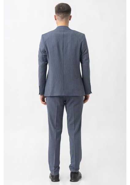 Aarau T2409 Regular Fit Likralı 6 Drop Jogger Gofre Takım Elbise Desenli indirimleri