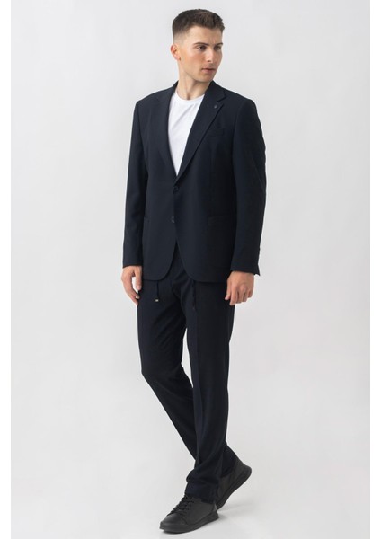 Affoltern Am Albis T2413 Regular Fit Likralı 6 Drop Jogger Gofre Takım Elbise Desenli fiyatları