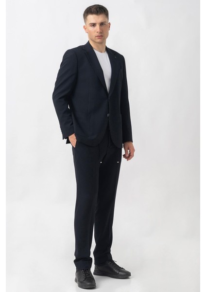 Affoltern Am Albis T2413 Regular Fit Likralı 6 Drop Jogger Gofre Takım Elbise Desenli modelleri