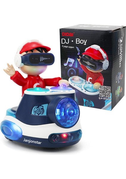 Janjon Star Yeni Douyin Elektrikli Evrensel Dj Disk Elektronik Müzik Küçük Çocuk Serin Hafif Müzik Çocuk Oyuncak (Yurt Dışından)
