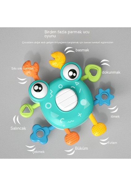 Janjon Star Bebek Parmak Itme Itme Müzik Küçük Yengeç Basın Siren Bebek Kavrama Oyuncak Bebek Erken Eğitim Eğitici Oyuncak (Yurt Dışından) modelleri