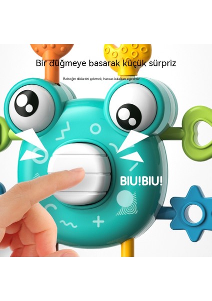 Janjon Star Bebek Parmak Itme Itme Müzik Küçük Yengeç Basın Siren Bebek Kavrama Oyuncak Bebek Erken Eğitim Eğitici Oyuncak (Yurt Dışından) fırsatları