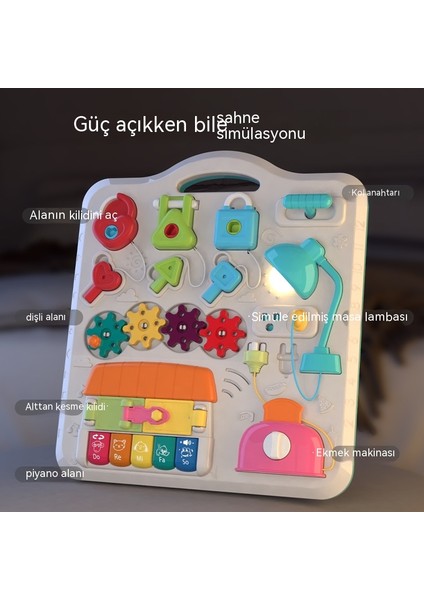 Janjon Star Bebek Meşgul Kurulu Bebek Eğitici Oyun Masası Asılı Mantıksal Düşünme Eğitimi Montessori Erken Eğitim Oyuncak (Yurt Dışından)